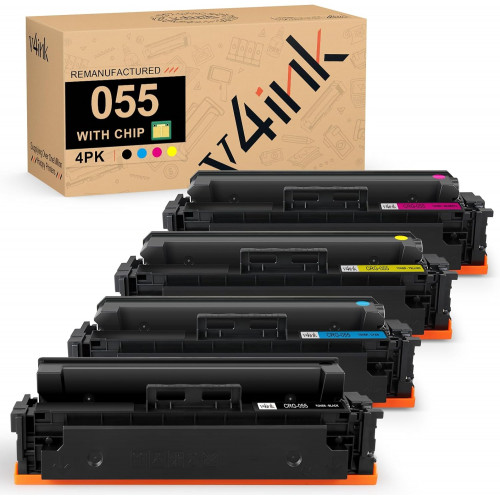 v4ink 055 | Compatible Canon 055 Toner Cartridges 4 Pack