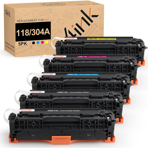 Remanufactured Cartridge Set for Canon 118 HP 304A | v4ink