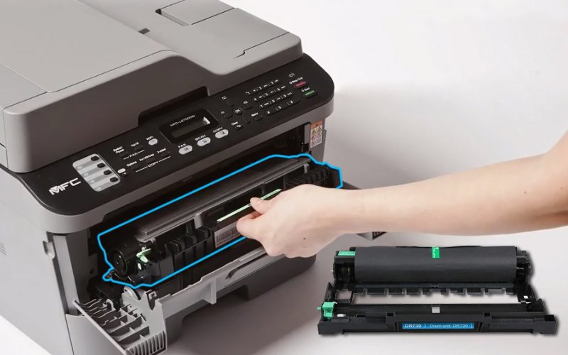 🖨️ HOW-TO: Reset Replace Toner Message Brother MFC-L2700DW Monochrome  Laser Printer Hack 